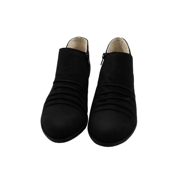 LifeStride Aurora Shooties - Black Microsuede - Picture 3 of 8